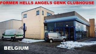 HELLS ANGELS GENK FORMER CLUBHOUSE IN BELGIUM 8171 Oude Clubhuis van Hells Angels Genk 7 JULY 2 [upl. by Anisah]