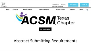 TACSM Research Abstract Submission [upl. by Stillman]