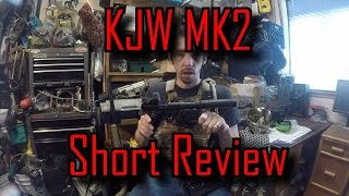 KJW MK2 Short Review Quiet airsoft Snipers sidearm [upl. by Carce439]