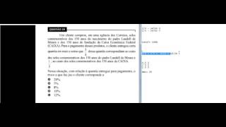 Prova dos Correios 2011 Matemática  Questão 24 [upl. by Lirbij]