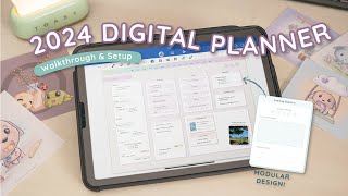 2024 Digital Planner Walkthrough amp Set Up Guide   FREE Digital Planner  Modular  Colorful [upl. by Ada]