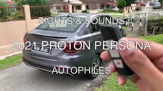 CAR ASMR  2021 Proton Persona  Sights amp Sounds [upl. by Yhtnomit]