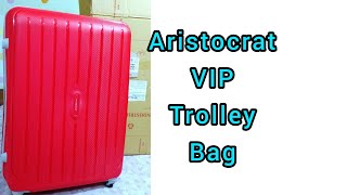 aristocrat vip trolley bag review  aristocrat trolley bag review bengali [upl. by Notterb]