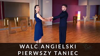 Pierwszy Taniec  Walc Angielski  Efektowne Figury  Studio Tańca Rytm  Wedding Dance Lesson Waltz [upl. by Wenona993]