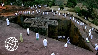 RockHewn Churches of Lalibela Ethiopia Amazing Places [upl. by Selie]