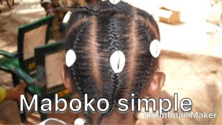 Comment tresser le Maboko simple tresse Africain [upl. by Kind]