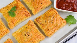 Creamy Chicken Puff Pastry Recipe  Chicken Puffs  Pastry Recipe [upl. by Scibert]