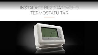 Programovatelný bezdrátový thermostat T4R – instalace [upl. by Maker]