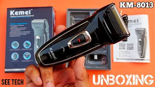 Kemei KM 8013 Shaver Unboxing  Best Beard Shaver Under 2000 [upl. by Ittocs]