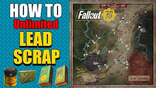 The Best Locations To Farm Unlimited Amount Of Lead Scrap  Fallout 76 2021 [upl. by Benioff]