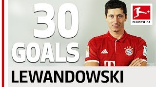 Robert Lewandowski  All his Goals 20162017 Season [upl. by Cirdek381]