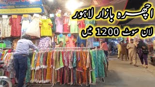 ichra bazaar lahore  ichra market lahore  sasti shopping  summer sales alert 😱😱 [upl. by Nairadal]