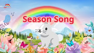 Season Song  Seasons of Joy Spring Summer Autumn and Winter Song Lyrics  Natures Melody [upl. by Siednarb]