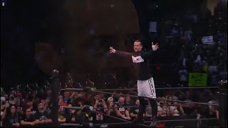 CM Punk “Miseria Cantare” entrance at AEW Revolution 2022 [upl. by Yengac]