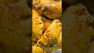 Airfryer Recipescorned beef pieGhana meat pie ghana ghanafood nigerianfood shortfeed shorts [upl. by Cowie]