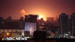 Kyiv comes under Russian bombardment from ballistic and cruise missiles [upl. by Buttaro]