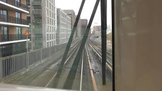 Full Journey On The DLR From Woolwich Arsenal To Stratford International [upl. by Nair]