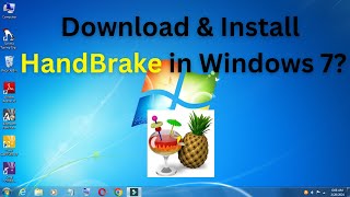 How to Download amp Install HandBrake in Windows 7 ComputerLaptop [upl. by Letnoj]