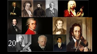 20 OBRAS MAESTRAS DE GRANDES COMPOSITORES MÚSICA CLÁSICA NOMBRES EN LA DESCRIPCIÓN [upl. by Sipple]