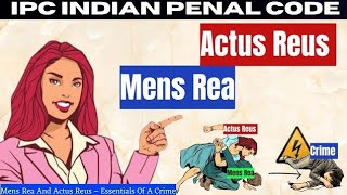 Mens Rea And Actus Reus – Essentials Of A Crime [upl. by Mcloughlin975]