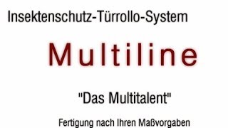 InsettoInsektenschutz Multiline Türrollo [upl. by Mulloy]