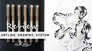 Artline Drawing System Pens  Art Product Review  iiKiui [upl. by Otti]