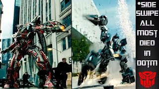 How Sideswipe Almost Died In Transformers DOTM [upl. by Llennor646]