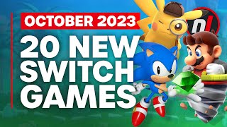 20 Exciting New Games Coming to Nintendo Switch  October 2023 [upl. by Tammy]