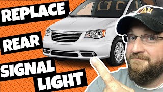 How to Replace Rear Signal Light Town and Country [upl. by Alcinia203]