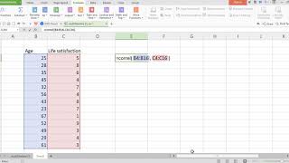 Correlation Analysis with MS Excel [upl. by Issim]