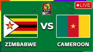 🔴 live Zimbabwe vs Cameroon  Africa Cup of Nations qualification [upl. by Asined]