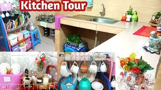 Kitchen TourBangladeshi Simple Kitchen Organization Ideas 2024Simple Kitchen Decoration Ideas [upl. by Aleras]