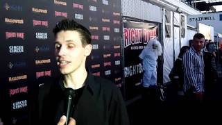 Fright Dome Black Carpet Jason Egan Intrv At Circus Circus Vegas 10111 [upl. by Onstad]