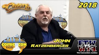 John Ratzenberger Cheers Incredibles Cars Niagara Falls Comic Con 2018 Full Panel [upl. by Gunner]