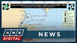 PAGASA Signal No 5 raised in Batanes as Super Typhoon Leon nears possible landfall in Taiwan ANC [upl. by Aigroeg]