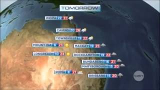 MOCK Ten News Weather with News Theme 1 [upl. by Teerell]