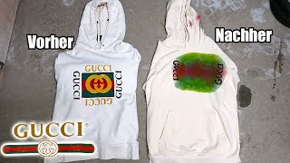 GUCCI HOODIE VERWASCHEN PRANK   Kelvin und Marvin [upl. by Scheer]