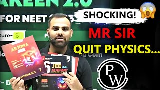 MR SIR QUIT PW😱 MR SIR अब Physics नहीं पढ़ाएंगे🤔 MR SIR MOTIVATION  MR SIR Funny Moment neet [upl. by Llerrod680]