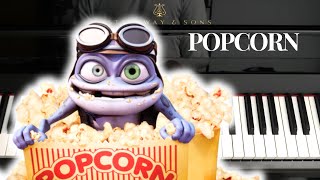 How to play Popcorn  Crazy Frog  Piano Tutorial [upl. by Geldens]