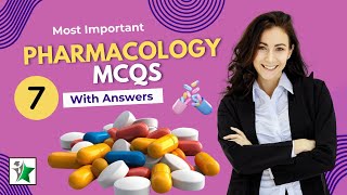 Pharmacology  Important MCQs with answers  Part 07  pharmacy technician 2nd year [upl. by Jacquetta165]