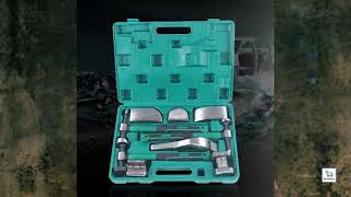 Review  9 Pcs Auto Body Panel Fender Hammer Dolly Set Sheet Metal Repair Tool Kit [upl. by Ala]