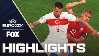 Czechia vs Türkiye Highlights  UEFA Euro 2024 [upl. by Yelrebmik36]