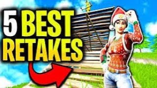 The 5 BEST retakes in Fortnite [upl. by Asiuqram]