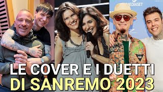 I DUETTI E LE COVER DEL FESTIVAL DI SANREMO 2023 Scaletta Classifica tutti gli ospiti quarta serata [upl. by Rawde]