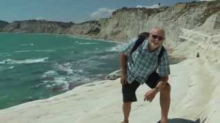 Scala dei Turchi Porto Empedocle Sicily Italy [upl. by Eilram563]