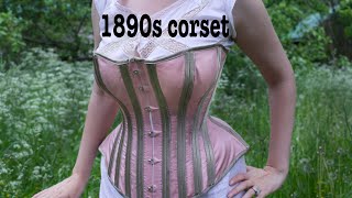 I made a super curvy victorian 1890s corset and busted some corset myths along the way [upl. by Booker]