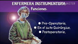 Funciones de la Enfermera Instrumentista y Enfermera Circulante [upl. by Plantagenet]