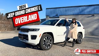 2024 Jeep Grand Cherokee L OVERLAND Is it the BEST 3Row Jeep  For Sale Toronto amp Mississauga ON [upl. by Ativahs]