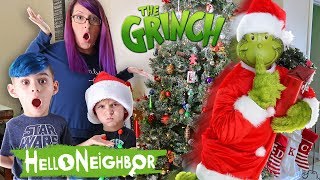 Hello Neighbor In Real Life The Grinch Edition Funhouse Family [upl. by Letti567]