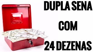 DICA DUPLA SENA  ESQUEMA COM 24 DEZENAS [upl. by Neukam]